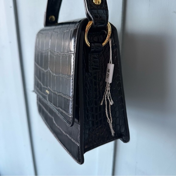 New JW PEI The Fae Top Handle Bag - Black Croc - Picture 8 of 8